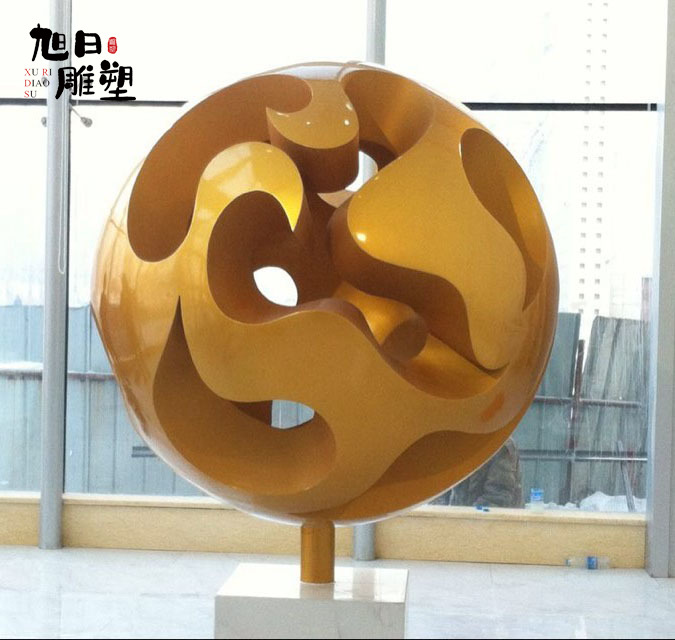 出口香港不銹鋼雕塑316材質直徑1.6米
