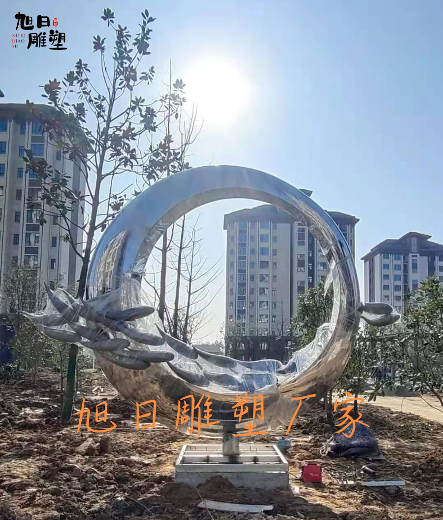 湖北襄陽不銹鋼雕塑304材質高度5米